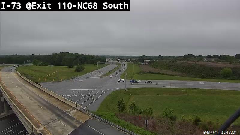 I-73 @ Exit 110 (NC-68 South) - Mile Marker 110 Traffic Camera