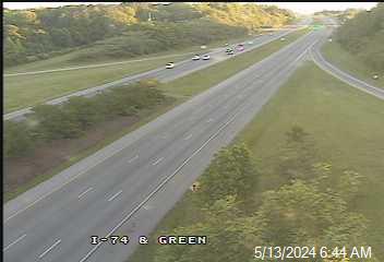Traffic Cam I-74 @ Triangle Lake Rd - Mile Marker 71 Player