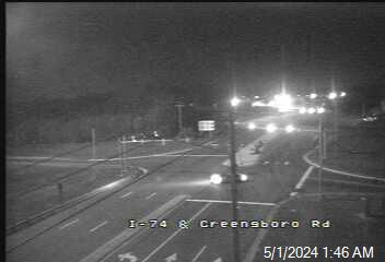 I-74 @ Greensboro Rd - Mile Marker 69 Traffic Camera