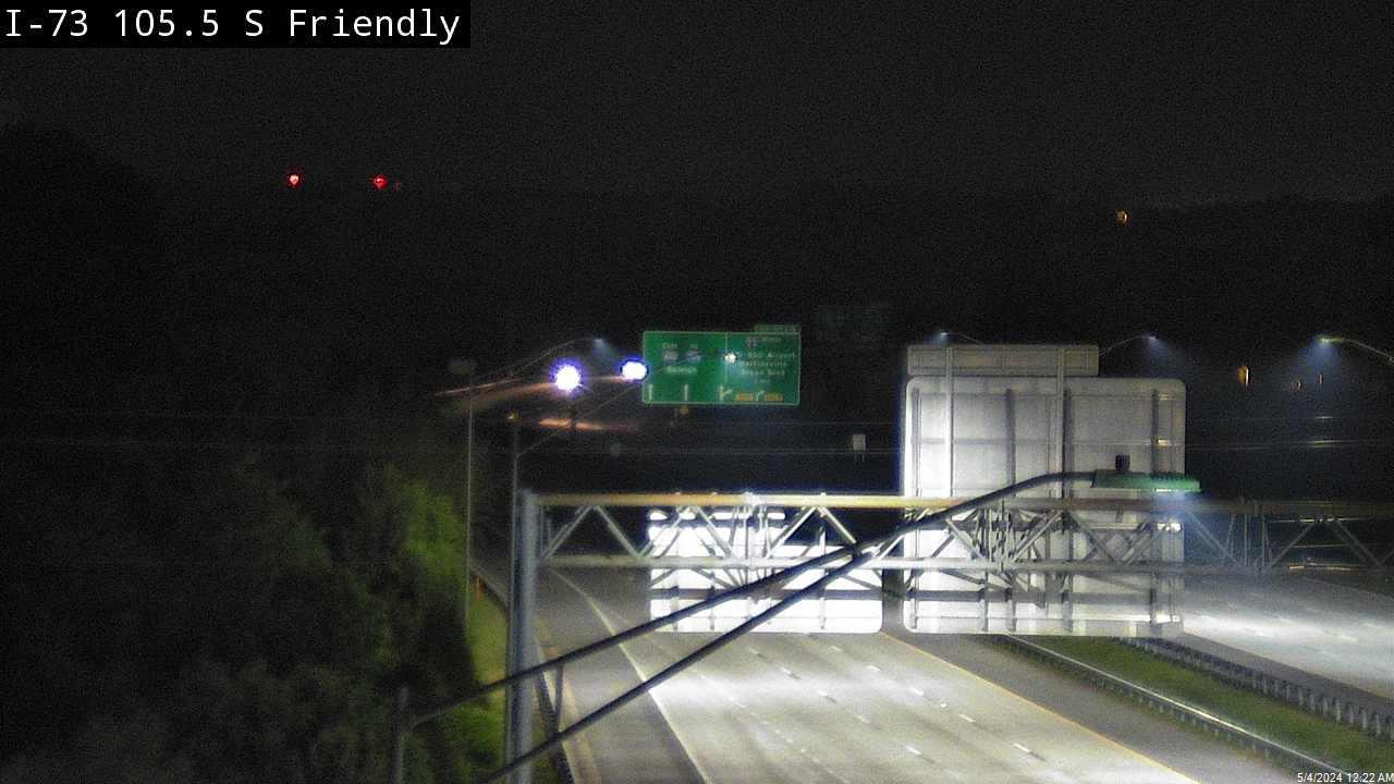 Traffic Cam I-73/I-840 at Friendly Ave - Mile Marker 2 Player