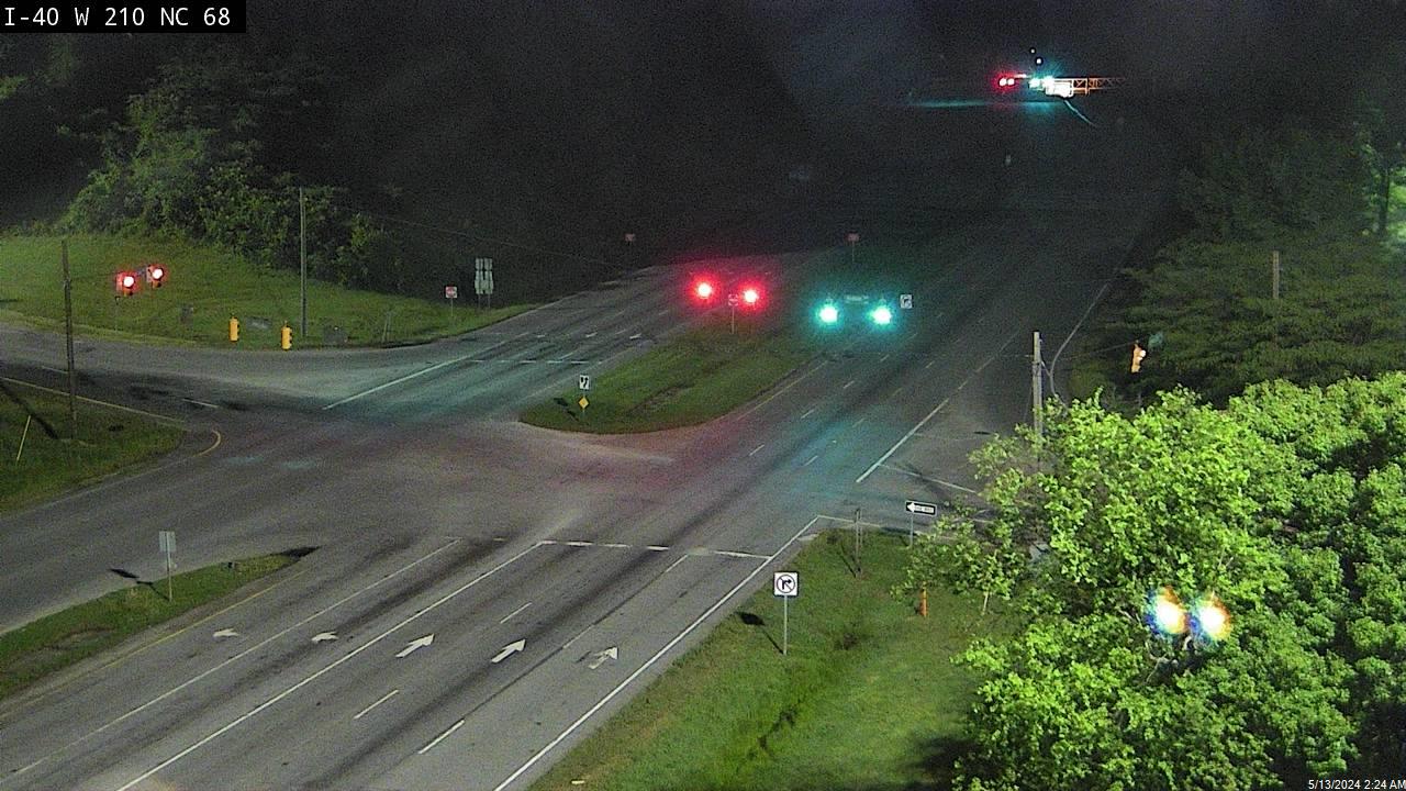 I-40 at NC-68 - Mile Marker 210 Traffic Camera