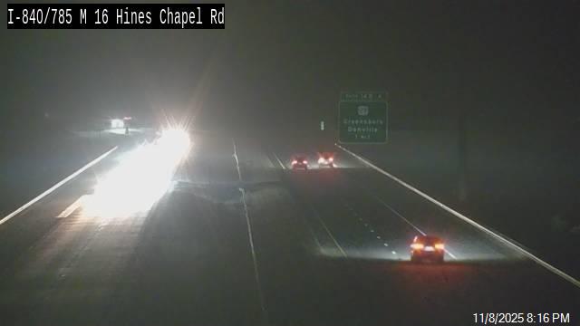 Traffic Cam I-785 / I-840 at Hines Chapel Rd - Mile Marker 16 Player