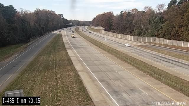 Traffic Cam I-485 @ Harris Blvd. - Mile Marker 20.15 Player