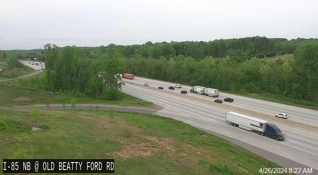 Traffic Cam I-85 @ Old Beatty Ford Rd - Mile Marker 65 Player