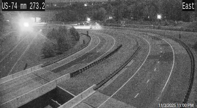 US 74 W @ mm 273.2 - Mile Marker 273.2 Traffic Camera