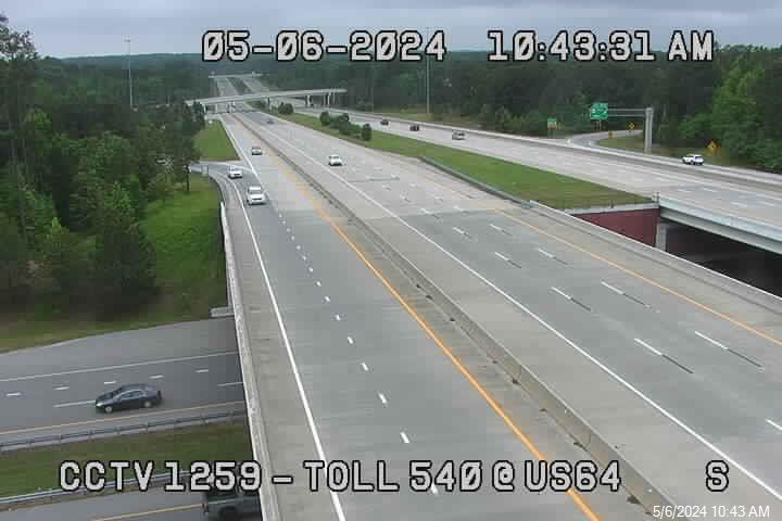 Traffic Cam NC 540 (Toll) & US-64 - Mile Marker 59 Player