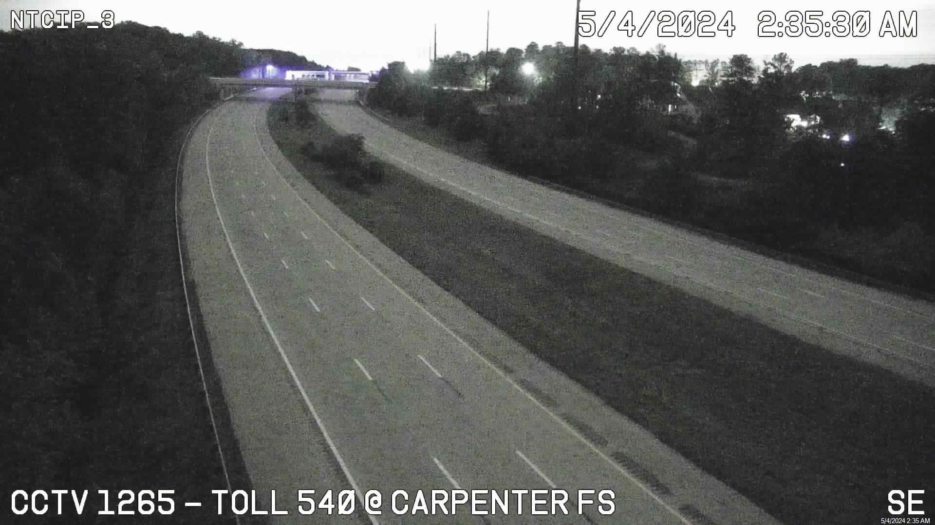 NC 540 (Toll) & Carpenter Fire Station Rd - Mile Marker 65 Traffic Camera