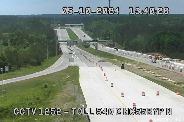 Toll 540/NC 55 Bypass  - Mile Marker 53 Traffic Camera