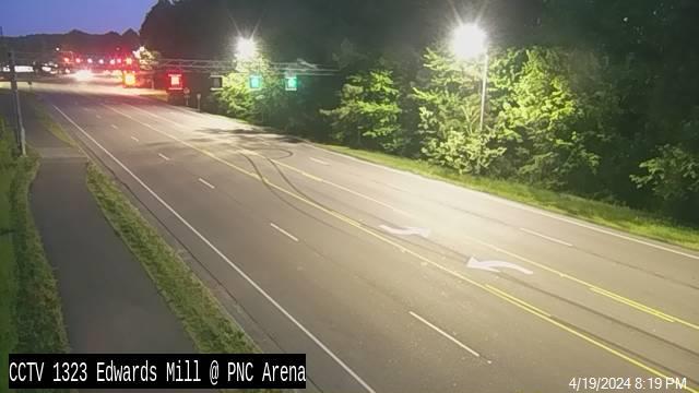 Edwards Mill Rd - NCSU Arena Traffic Camera