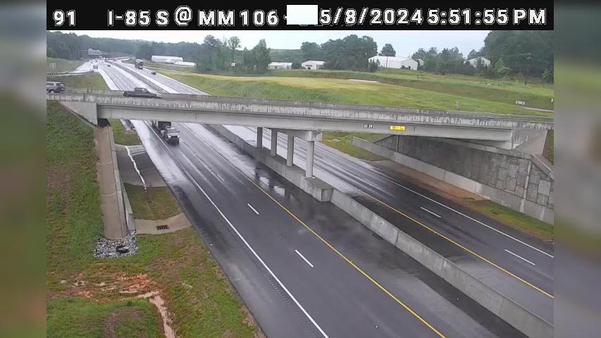 Grover: I-85 S @ MM 106 (US) Traffic Camera