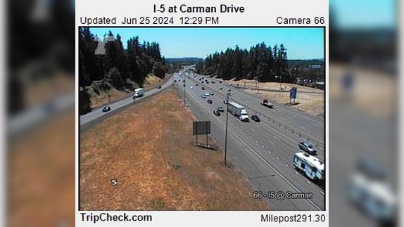 Traffic Cam Durham: I-5 at Carman Drive Player