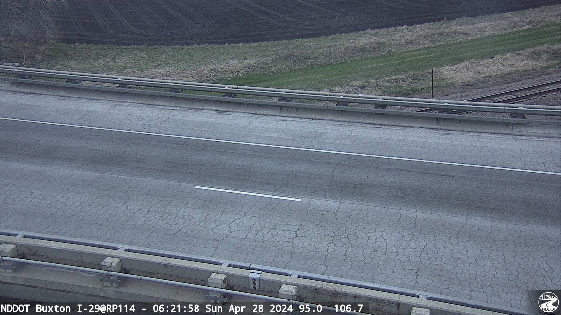 I-29 N (MP: 114.0) Buxton - Northeast Traffic Camera
