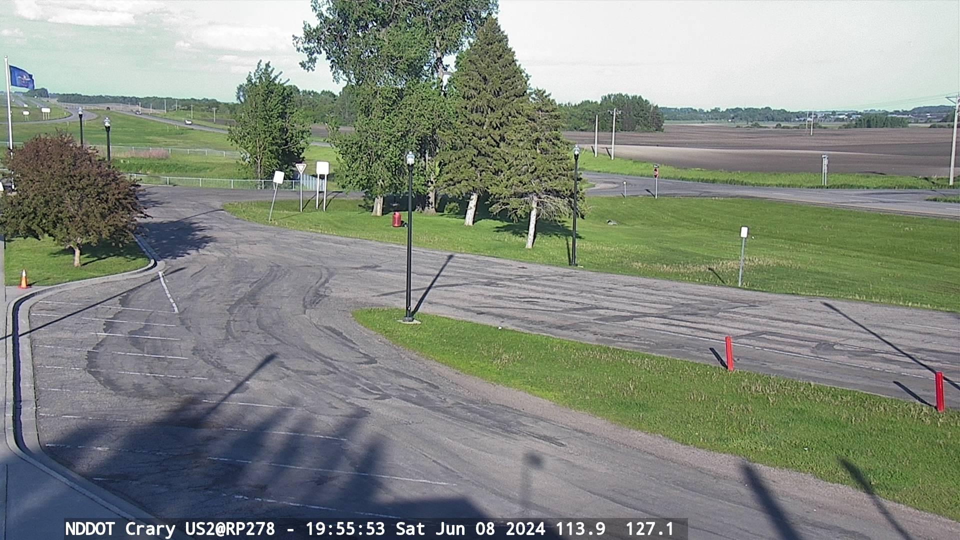 Crary: Rest Area @ Hwy Traffic Camera