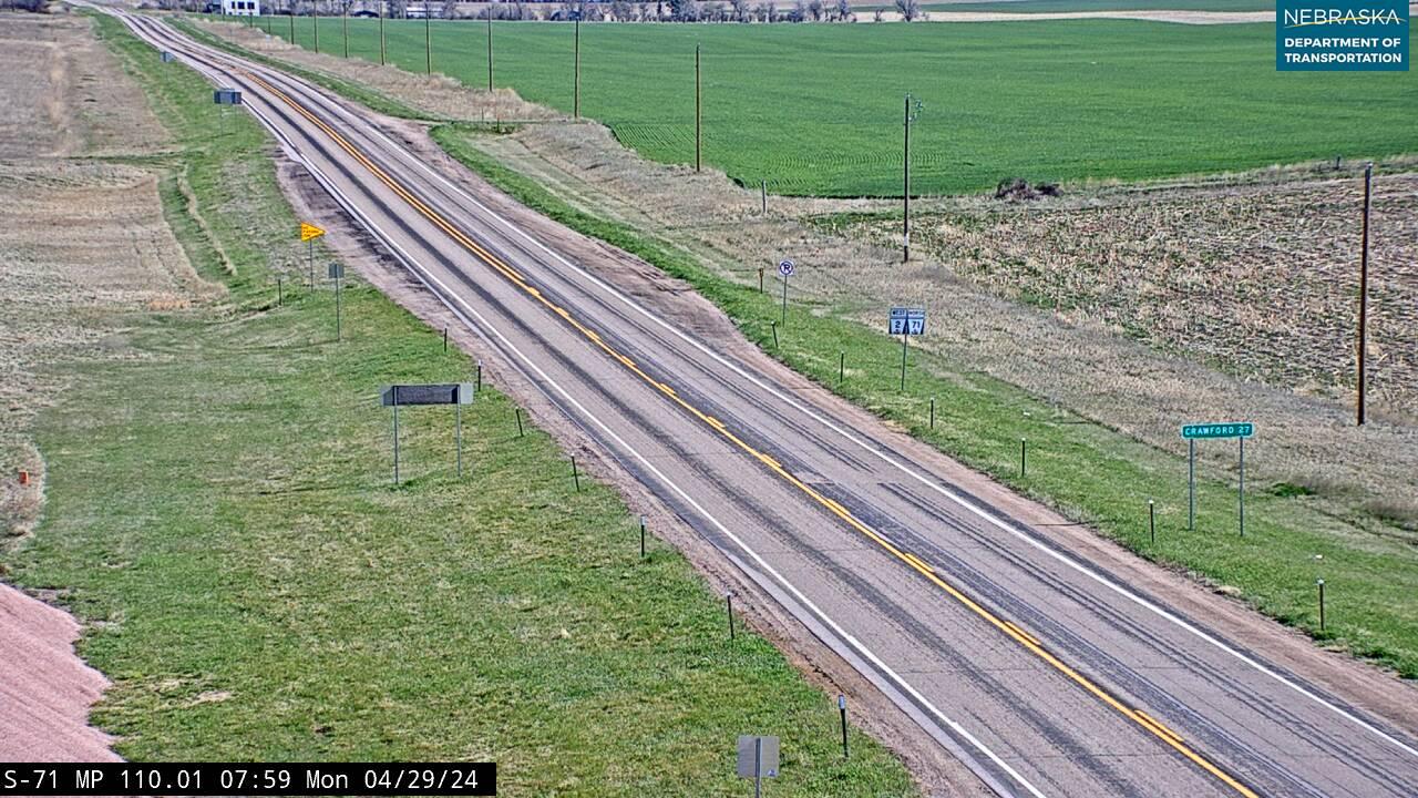 Traffic Cam Box Butte › North: NE 71: Hwy 71 & Hwy 2 Junction: North Player