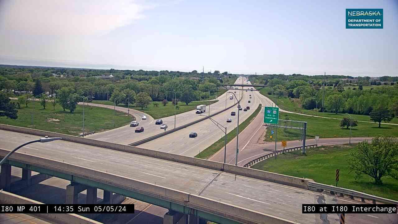Haymarket: I-80: Lincoln Interchange: Interstate View Traffic Camera