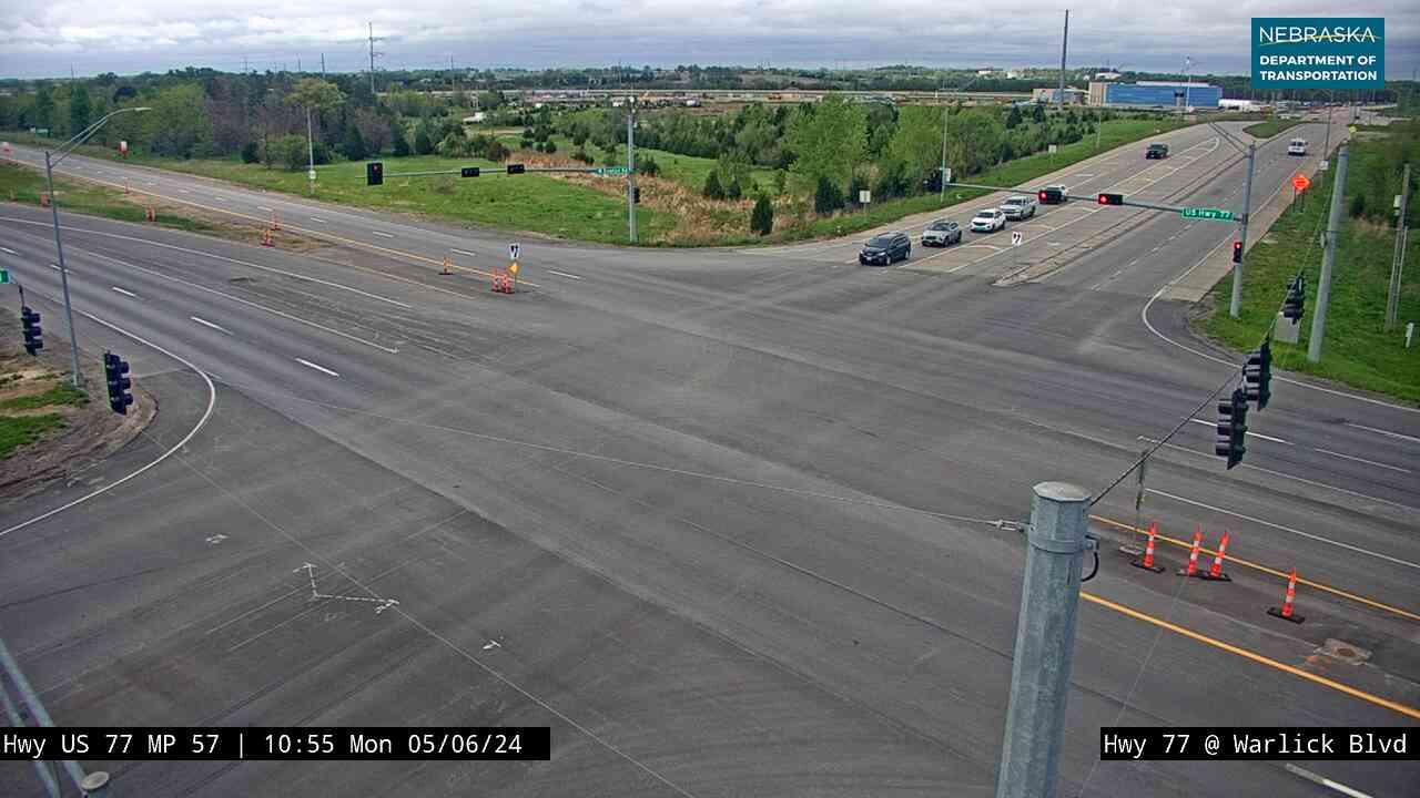 Haymarket: US 77: Hwy 77 at Warlick: Various Views Traffic Camera