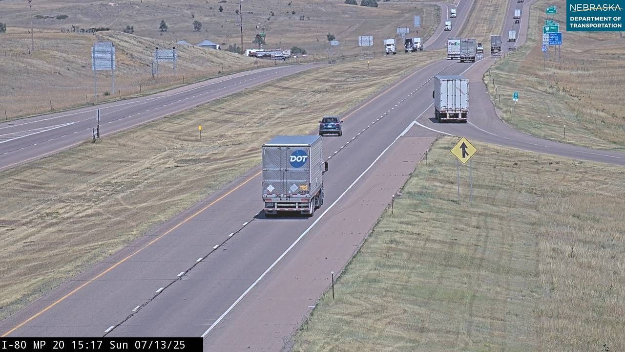 Traffic Cam Kimball › East: I-80 - East Player