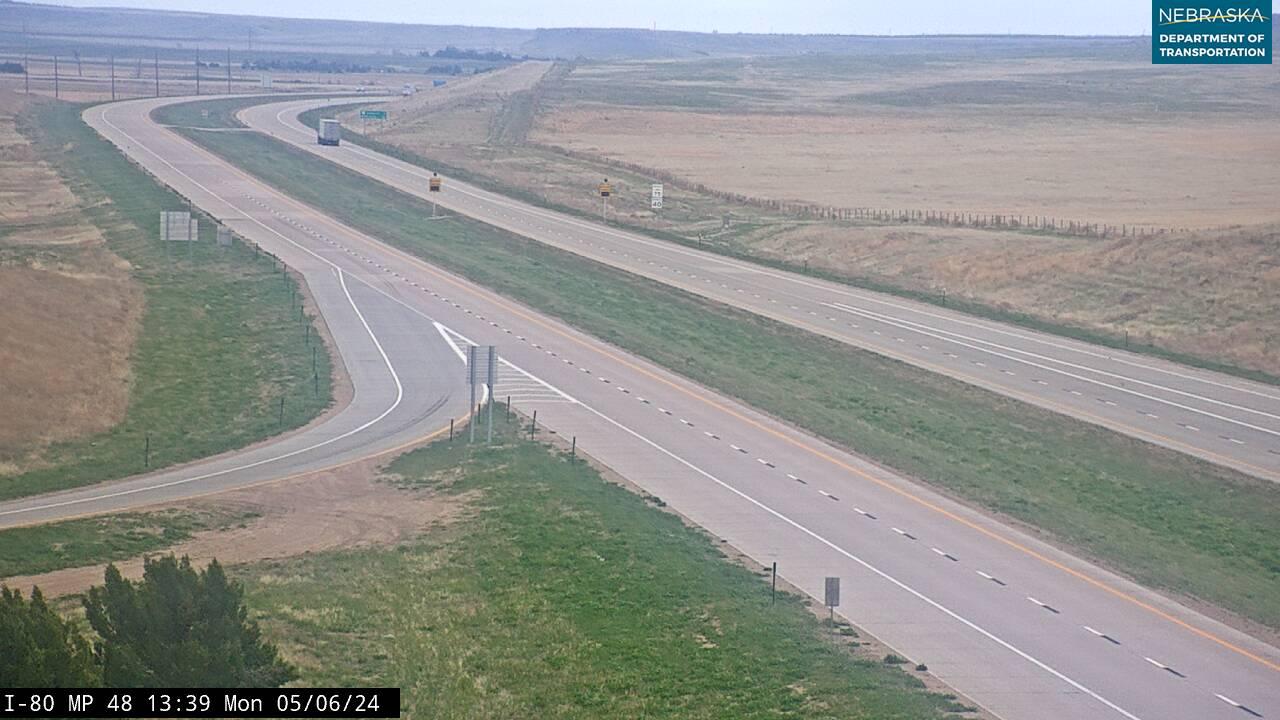 Brownson › East: I-80: I80 at - exit 48: East Traffic Camera