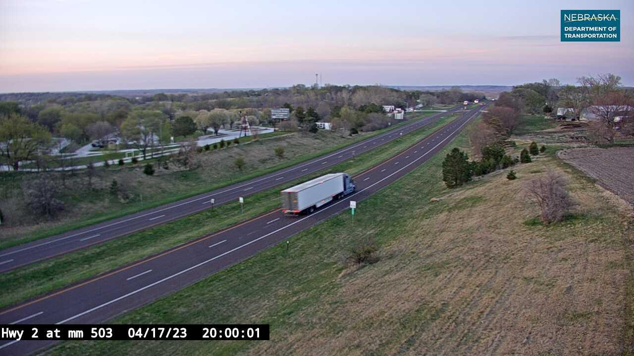 Nebraska City: NE 2: Hwy 2 NE City: Various Directions Traffic Camera