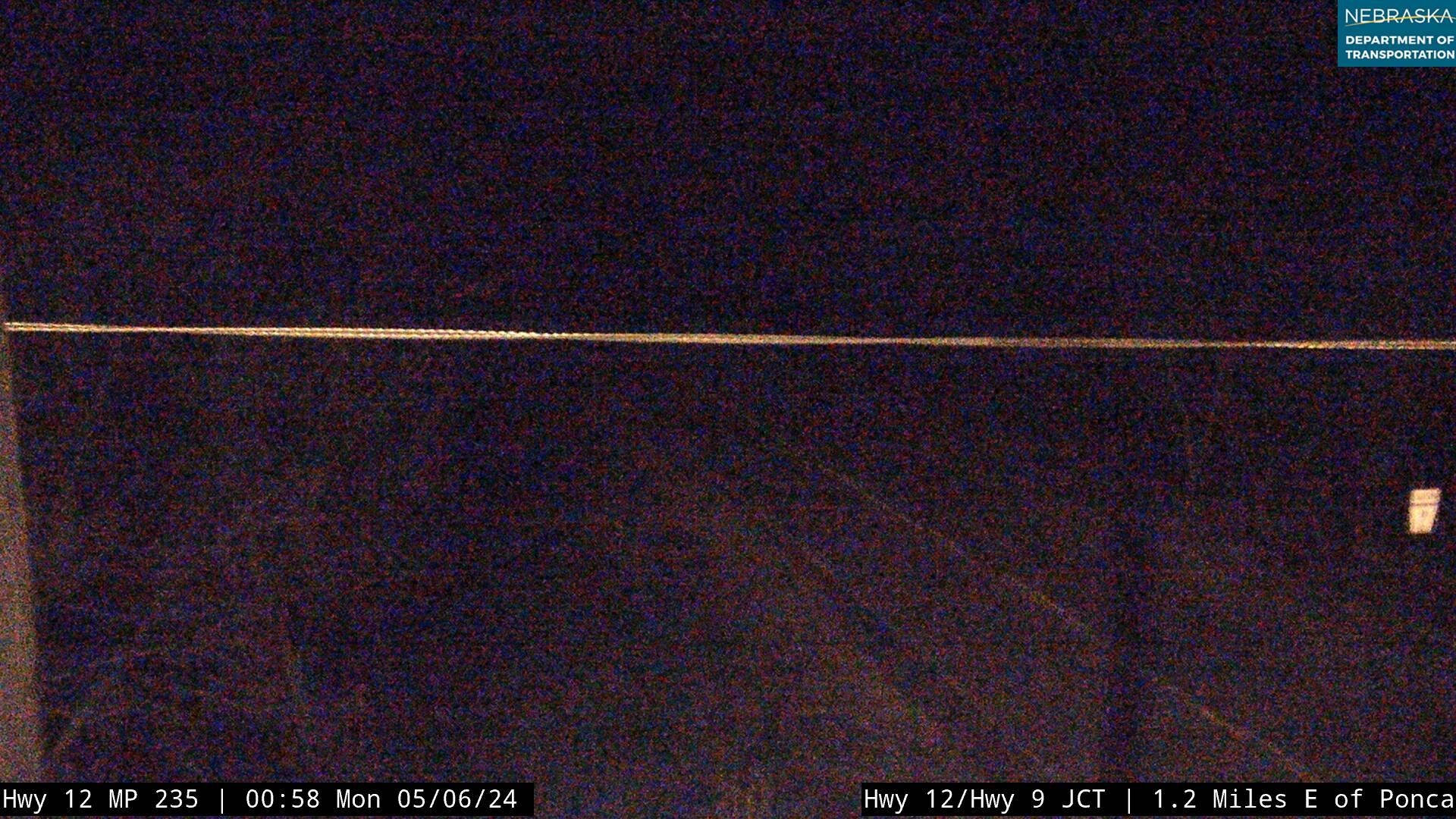 Traffic Cam Ponca: NE 12: S of - 9 looking south Player