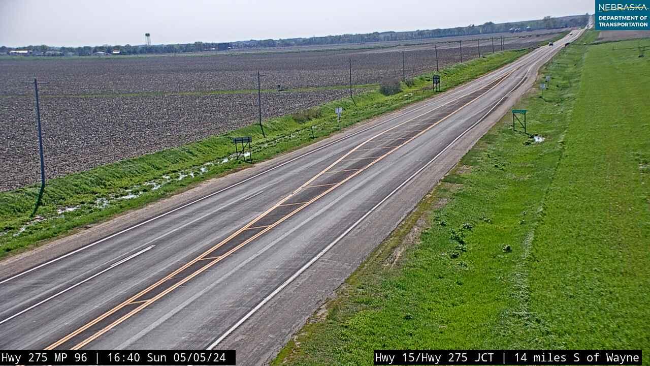 Pilger › West: US 275: E of - 275 looking west Traffic Camera
