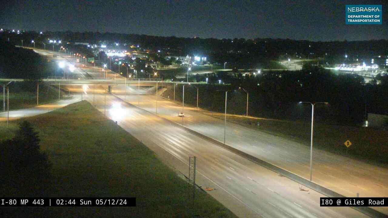 Chalco: I-80: Giles Road Exit: Interstate View Traffic Camera