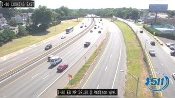 Traffic Cam Paterson › East: I-80 @ 58 Madison Ave Player