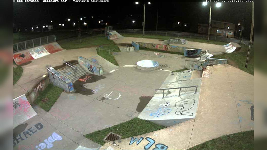 Traffic Cam Downtown › West: Yarmouth Skatepark Player