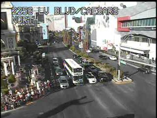 Traffic Cam Las Vegas Blvd at Caesars Palace Dr Player