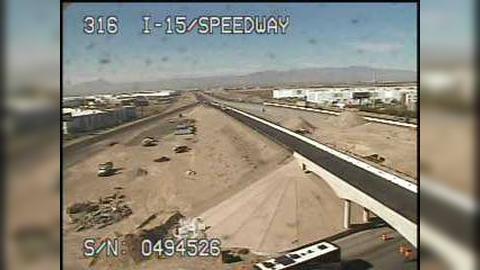 North Las Vegas: I-15 NB Speedway Blvd (dual) Traffic Camera