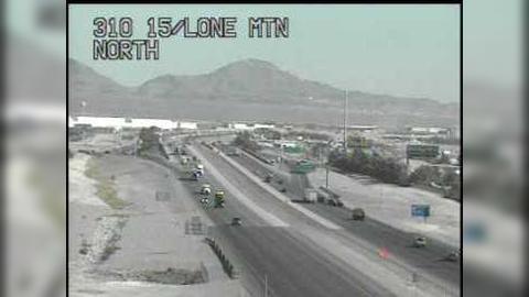 Traffic Cam North Las Vegas: I-15 SB Lone Mountain Rd Player
