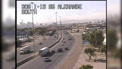 Traffic Cam North Las Vegas: I-15 SB Alexander Player