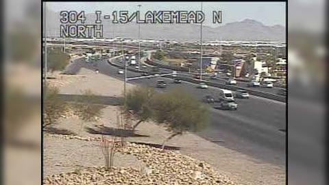Traffic Cam North Las Vegas: I-15 SB Lake Mead N Player