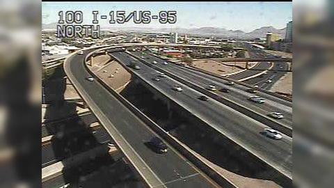Traffic Cam Las Vegas: I-15 SB I-515 Interchange (dual) Player