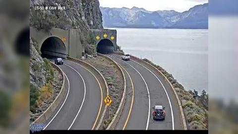 Traffic Cam Zephyr Cove: US 50 at Cave Rock Player
