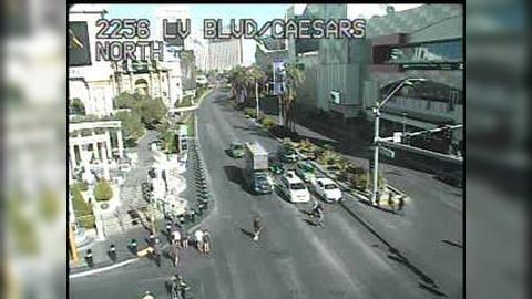 Traffic Cam Hughes Center: Las Vegas Blvd at Caesars Palace Dr Player