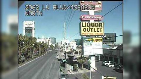 Traffic Cam Paradise: Las Vegas Blvd at Four Seasons Player