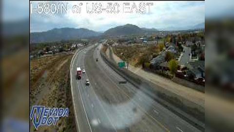 Carson City: I580 and N of US-50 East Traffic Camera