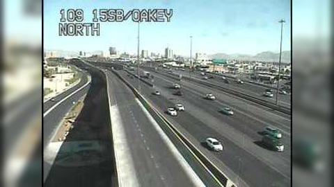 Traffic Cam Las Vegas: I-15 NB Oakey Player