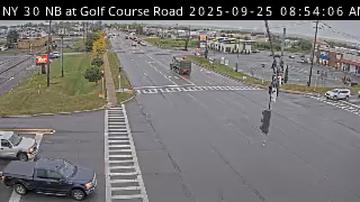 Traffic Cam Fort Johnson › North: NY 30 at Golf Course Road - Amsterdam Player