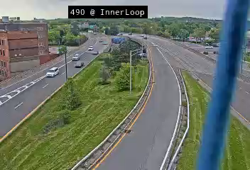 Traffic Cam I-490 at Inner Loop - Westbound Player