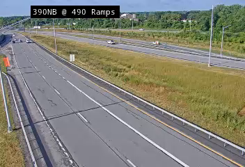I-390 North at I-490 East - Northbound Traffic Camera