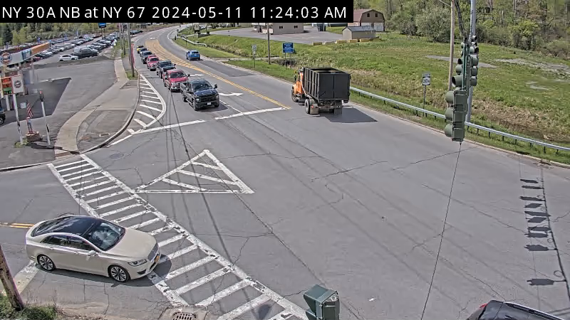 Traffic Cam Route 30A at Route 67 - Johnstown - Northbound Player