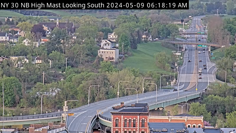 Route 30 High Mast #2 (Amsterdam) - Southbound Traffic Camera