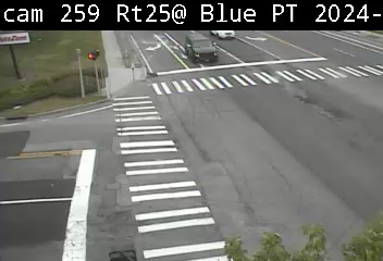 NY 25 Westbound at Blue Point Road Traffic Camera