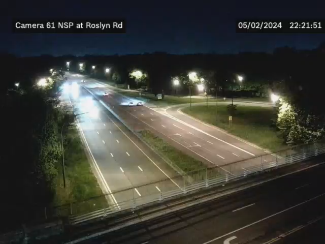 NSP at Roslyn Rd - Westbound Traffic Camera