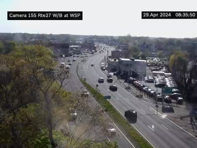 NY 27 at Wantagh State Pkwy - Westbound Traffic Camera