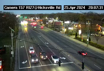 NY 27 at Hicksville Road - Westbound Traffic Camera