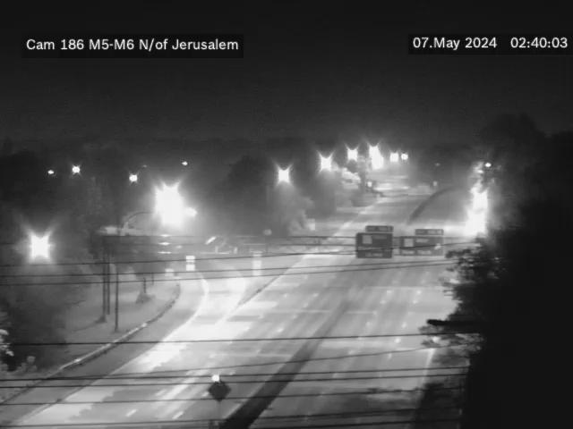 MSP between M5 and M6 (north of Jerusalem Ave.) - Northbound Traffic Camera