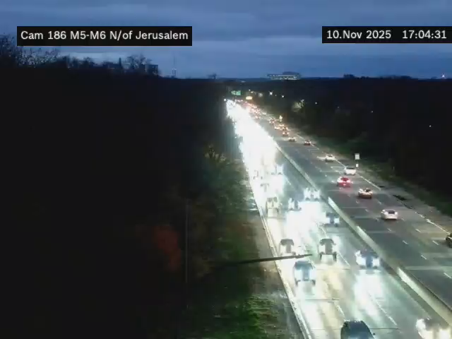 MSP between M5 and M6 (north of Jerusalem Ave.) - Northbound Traffic Camera